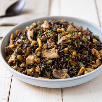 Maitake Wild Rice Salad